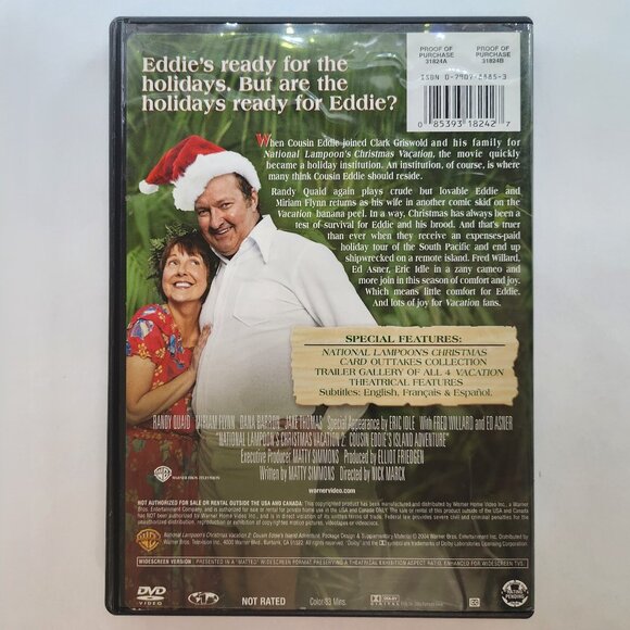 National Lampoon's Christmas Vacation 2 Cousin Eddies Island Adventure DVD - Picture 3 of 5